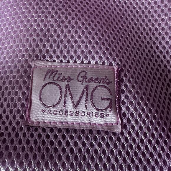 OMG ACCESSORIES
Kids' Love Bow Print Mini Backpack In Cotton Candy - Picture 7 of 9